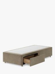Hypnos Non-Sprung Upholstered 2 Drawer Divan Base, Single - thumbnail 2