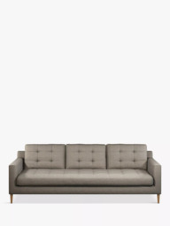 John Lewis Draper II Grand 4 Seater Sofa, Light Leg, Aquaclean Aston Natural - thumbnail 5