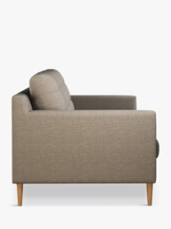 John Lewis Draper II Grand 4 Seater Sofa, Light Leg, Aquaclean Aston Natural - thumbnail 3
