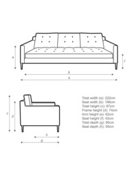 John Lewis Draper II Grand 4 Seater Sofa, Light Leg, Aquaclean Aston Natural - thumbnail 2