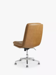 John Lewis Radcliffe Office Chair, PU Vinyl, Tan - thumbnail 4