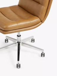John Lewis Radcliffe Office Chair, PU Vinyl, Tan - thumbnail 5