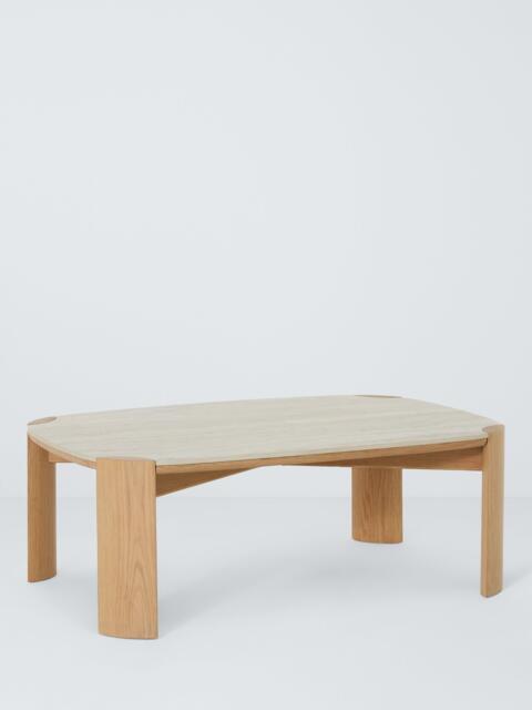 John Lewis Scoop Ceramic Top Coffee Table, Oak - image 1