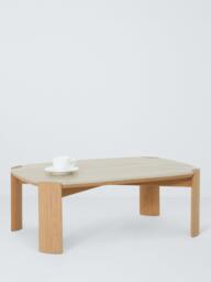 John Lewis Scoop Ceramic Top Coffee Table, Oak - thumbnail 5