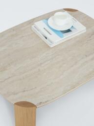 John Lewis Scoop Ceramic Top Coffee Table, Oak - thumbnail 4