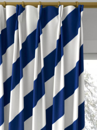 Harlequin x Sophie Robinson Paper Straw Made to Measure Curtains or Roman Blind, Lapis - thumbnail 4
