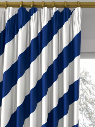 Harlequin x Sophie Robinson Paper Straw Made to Measure Curtains or Roman Blind, Lapis - thumbnail 2