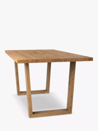 John Lewis Albury Fixed Dining Table, Straight Edge, Solid Oak Natural Oil - thumbnail 4