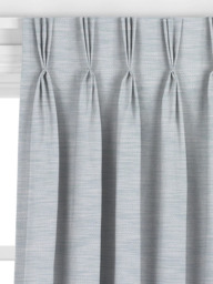 John Lewis Cotton-Linen Slub Made to Measure Curtains or Roman Blind, Blue - thumbnail 6