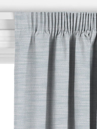John Lewis Cotton-Linen Slub Made to Measure Curtains or Roman Blind, Blue - thumbnail 3
