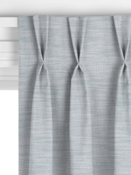John Lewis Cotton-Linen Slub Made to Measure Curtains or Roman Blind, Blue - thumbnail 5