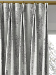 Prestigious Textiles Quill Made to Measure Curtains or Roman Blind, Silver - thumbnail 4