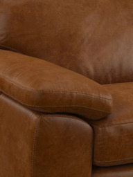 John Lewis Camden RHF Chaise Leather Sofa Bed, Light Leg - thumbnail 6