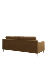 John Lewis Draper II Motion Leather Large 3 Seater Sofa, Metal Leg, Demetra Light Tan - thumbnail 4