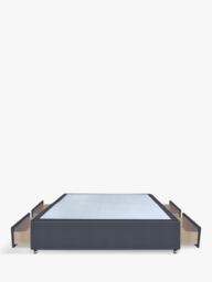 John Lewis Non-Sprung Upholstered 4 Drawer Divan Base, Small Double - thumbnail 4