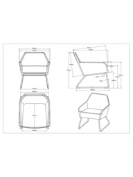 John Lewis Form Accent Chair, Black Metal Leg - thumbnail 2