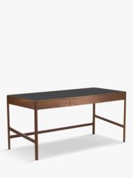 The Conran Shop Domus 3 Drawer Desk, 60cm, Walnut - thumbnail 2