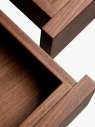 The Conran Shop Domus 3 Drawer Desk, 60cm, Walnut - thumbnail 5