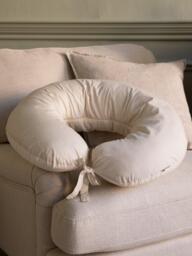 Avery Row Cotton Nursing Pillow, Wild Chamomile - thumbnail 2