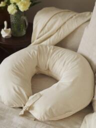 Avery Row Cotton Nursing Pillow, Wild Chamomile - thumbnail 3