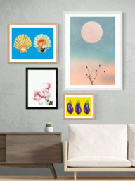 EAST END PRINTS Sisi and Seb 'Tulips' Framed Print - thumbnail 2