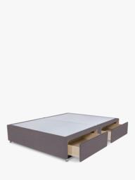 John Lewis Non-Sprung Upholstered 4 Drawer Divan Base, King Size - thumbnail 2
