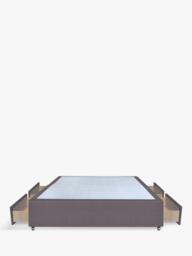 John Lewis Non-Sprung Upholstered 4 Drawer Divan Base, King Size - thumbnail 4