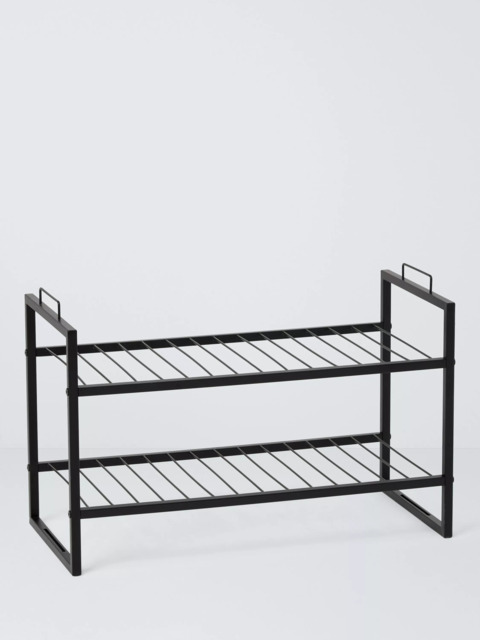 John Lewis Stackable Metal Shoe Rack, 2 Tier - image 1