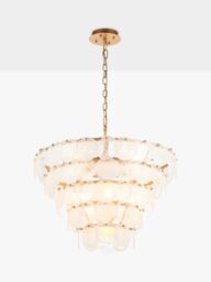 Bay Lighting Selena Pendant Ceiling Light, Gold - thumbnail 1