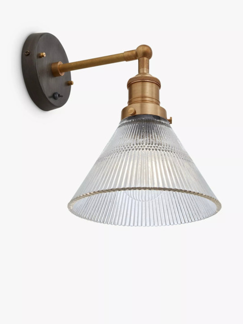 Industville Brooklyn Glass Funnel Wall Light - image 1
