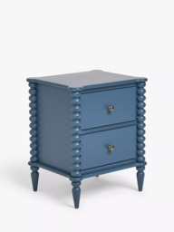 John Lewis Bobbin 2 Drawer Bedside Table - thumbnail 1