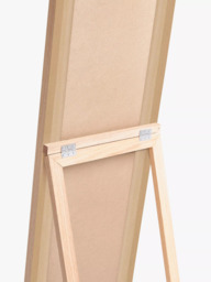 John Lewis Slim Solid Oak Wood Full-Length Cheval Mirror, 160 x 42cm - thumbnail 4