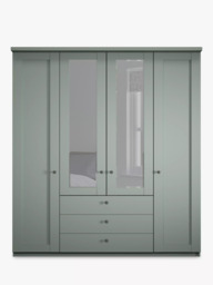 John Lewis Marlow 200cm Hinged Door Wardrobe with Mirrors & 3 Drawers - thumbnail 3