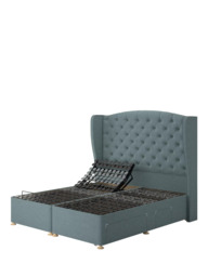 TEMPUR® Suffolk Adjustable Disc Continental 4 Drawer Divan Base, King Size - thumbnail 3