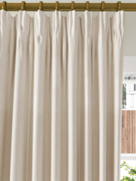 John Lewis Herringbone Weave Pair Lined Pencil Pleat Curtains