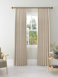 John Lewis Herringbone Weave Pair Lined Pencil Pleat Curtains - thumbnail 6