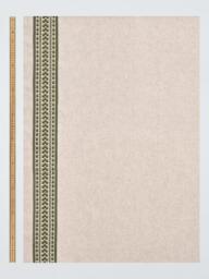 John Lewis Ikat Embroidered Edge Pair Blackout Lined Multiway Header Curtains, Avocado - thumbnail 2