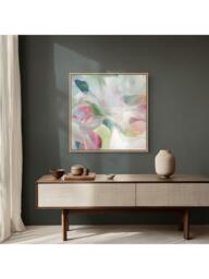 John Lewis Amanda Heath 'Resilient' Framed Canvas Print, 84 x 84cm, Green/Multi - thumbnail 2