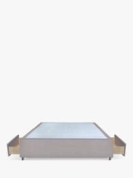 John Lewis Non-Sprung Upholstered 2 Drawer Divan Base, Small Double - thumbnail 3