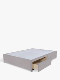 John Lewis Non-Sprung Upholstered 2 Drawer Divan Base, Small Double - thumbnail 2
