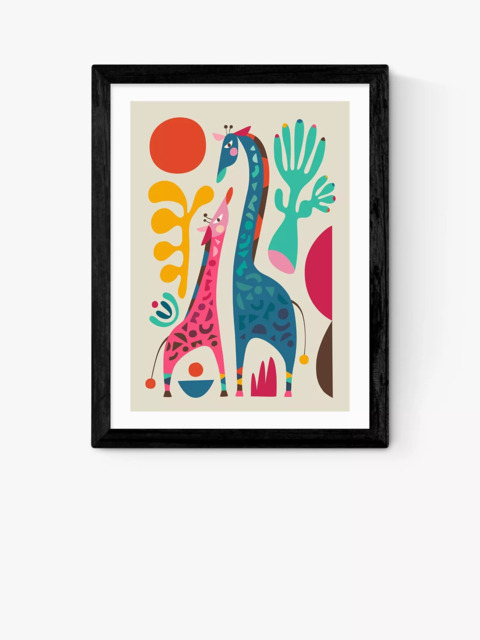 EAST END PRINTS Rachel Lee 'Giraffes' Framed Print - image 1