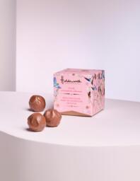 John Lewis Peach & Lilac Hand Tied Bouquet, Vase & Chocolates - thumbnail 3