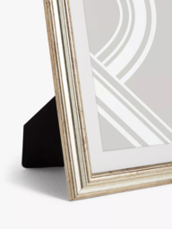John Lewis Ribbed Photo Frame & Mount, Champagne - thumbnail 3