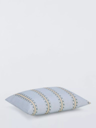 Morris & Co. Holland Park Stripe Indoor/Outdoor Cushion, Blue - thumbnail 2
