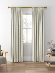 Clarke & Clarke Maryland Made to Measure Curtains or Roman Blind, Ochre/Charcoal - thumbnail 5