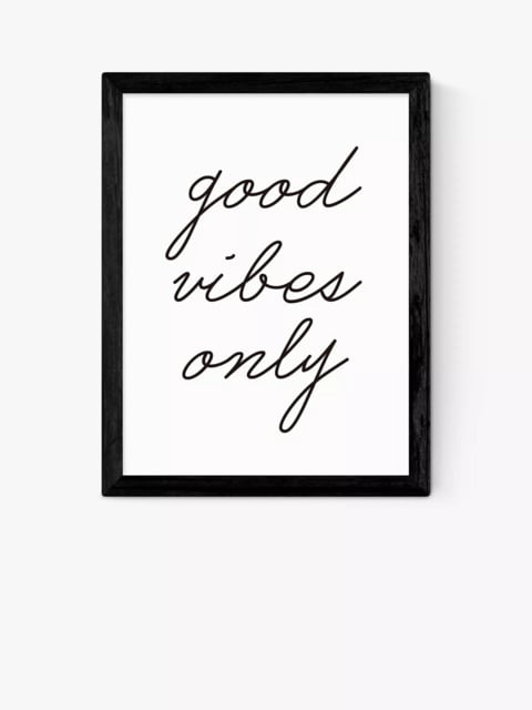 EAST END PRINTS Rafael Farias 'Good Vibes Only' Framed Print - image 1