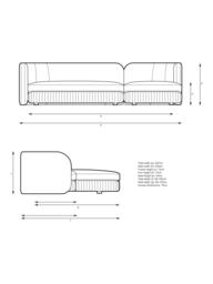 John Lewis Pleat Large 4 Seater RHF Chaise End Sofa, Soft Chenille Ginger - thumbnail 2