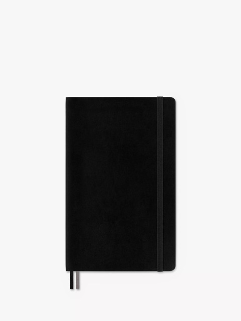 Moleskine Large Expanded Soft Cover Ruled Notebook, Black - image 1