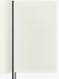 Moleskine Large Expanded Soft Cover Ruled Notebook, Black - thumbnail 4