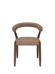 John Lewis Odell Dining Chair, Smoked Oak Leg, Atlas Kiln - thumbnail 4